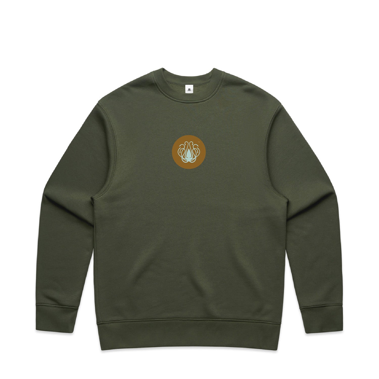 Kraken Crewneck - Olive