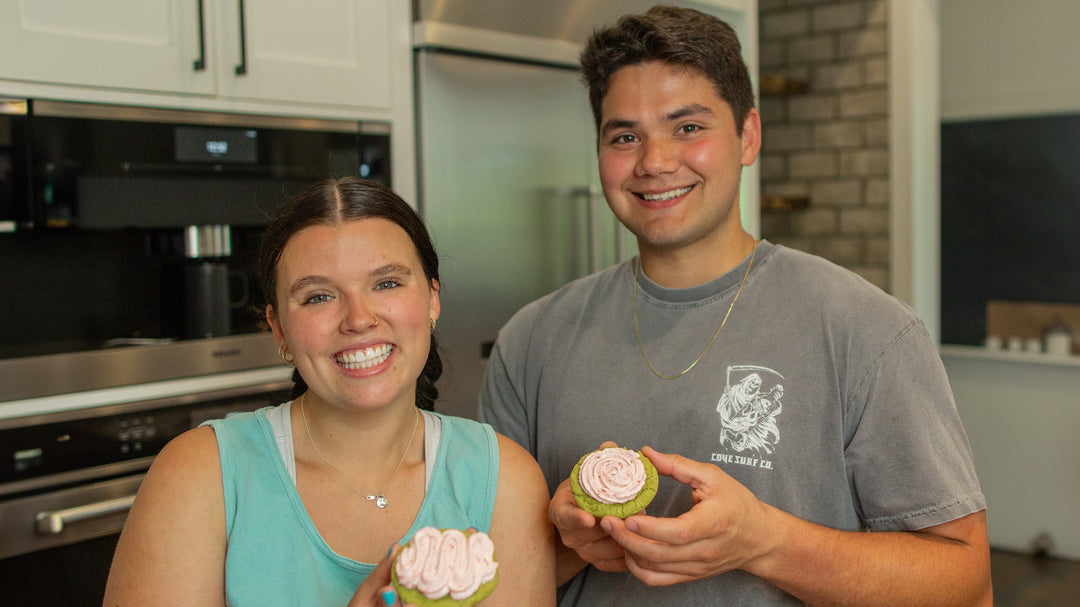 Sweets By Teya: Strawberry Matcha Cookies with Anthony