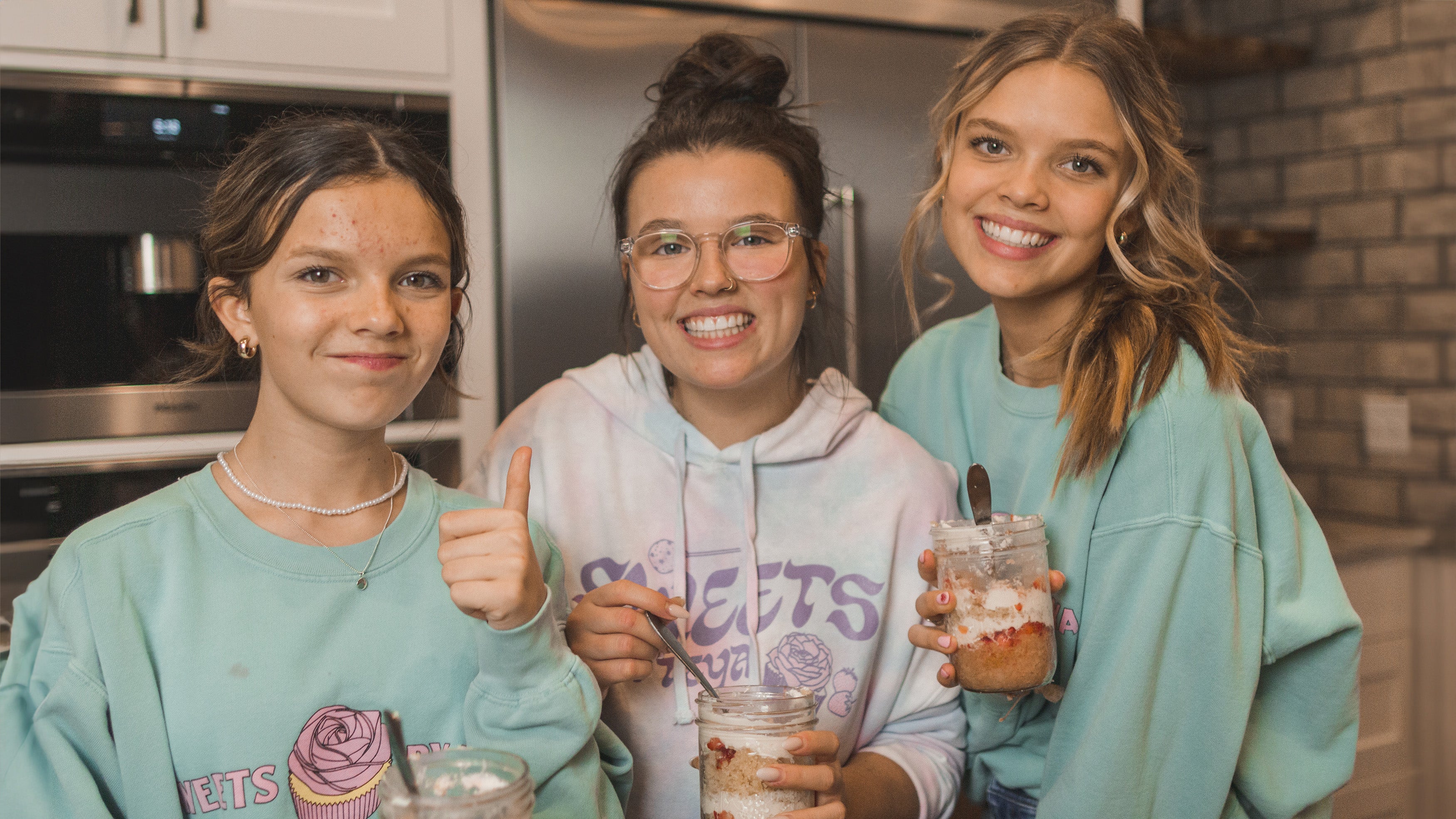 Sweets By Teya: Strawberry Shortcake Parfait with my sisters