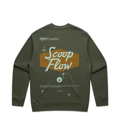 Kraken Crewneck - Olive